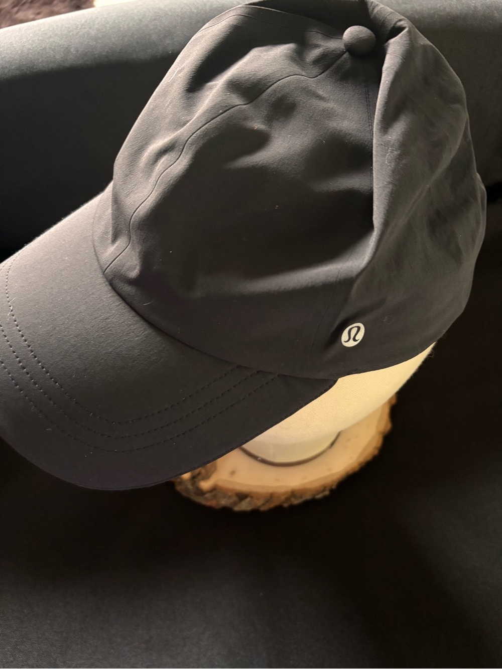 Lululemon Black Logo Athletic Cap